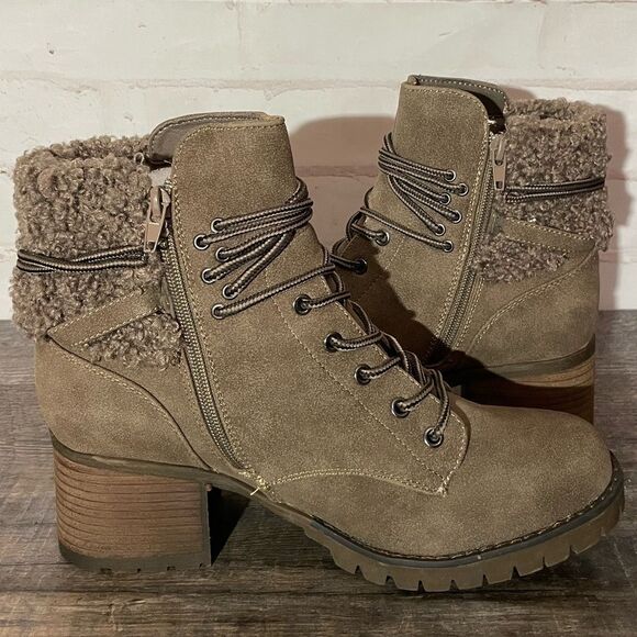 Taupe Olivia Boot by Very G - Picture 5 of 6